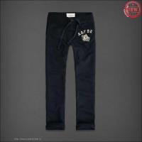 heren abercrombie and fitch 92 elastisch sweatpants koningsblauw Kleren Merken 6lb15412